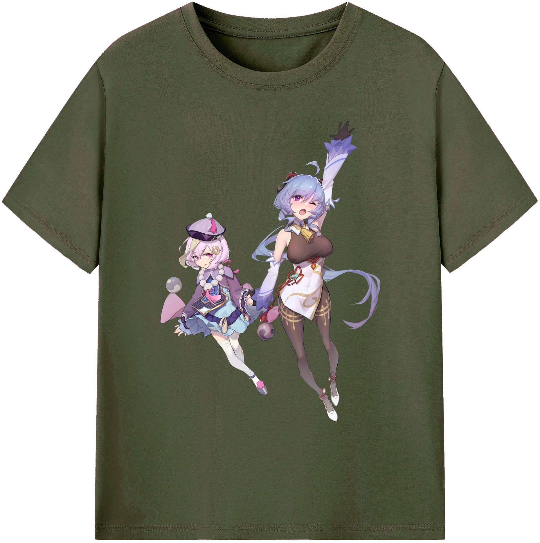 げんし神 七七 なな  genshin Nana 綿100％ メンズ半袖Tシャツ｜肌触りやわらか＆通気性